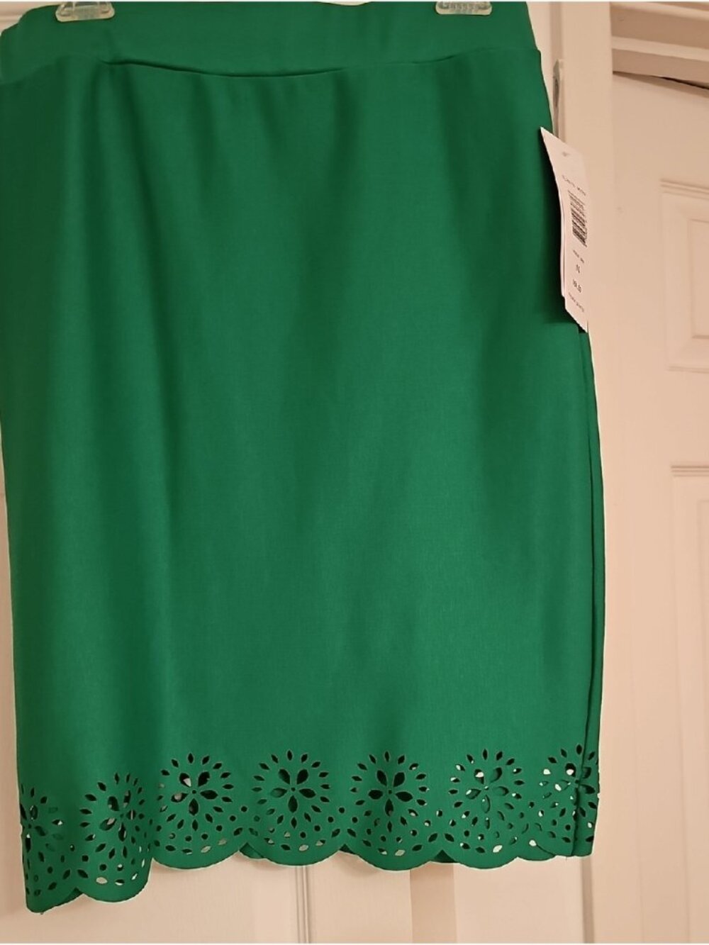 Green Skirt with Clean Waistband